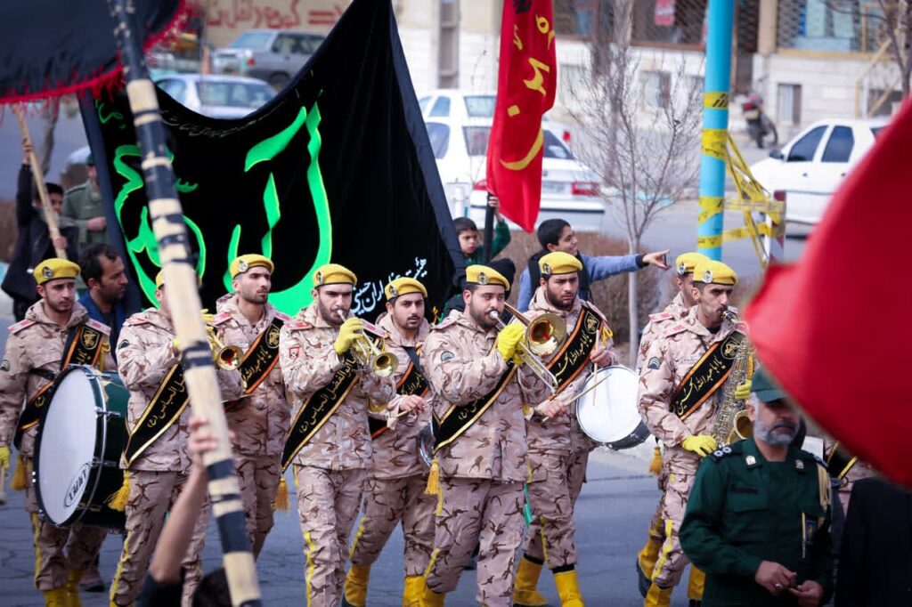 تشییع شهید گمنام مدینة العلم کاظمیه یزد