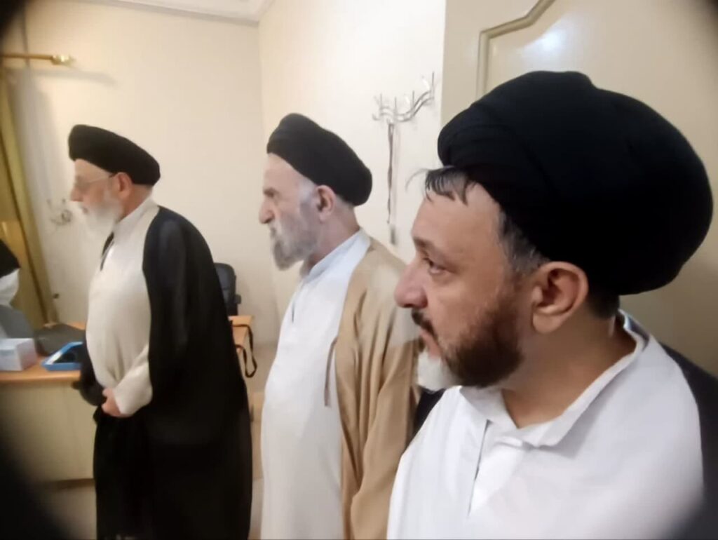 بازدید آیت‌الله حاج سیدمحمدکاظم مدرسی مسئول بعثه حضرت آیت‌الله العظمی نوری همدانی دامت برکاته و همراهان حضرات آیات دری نجف‌آبادی و غروی از تیم پزشکی مستقر در مدینه منوره