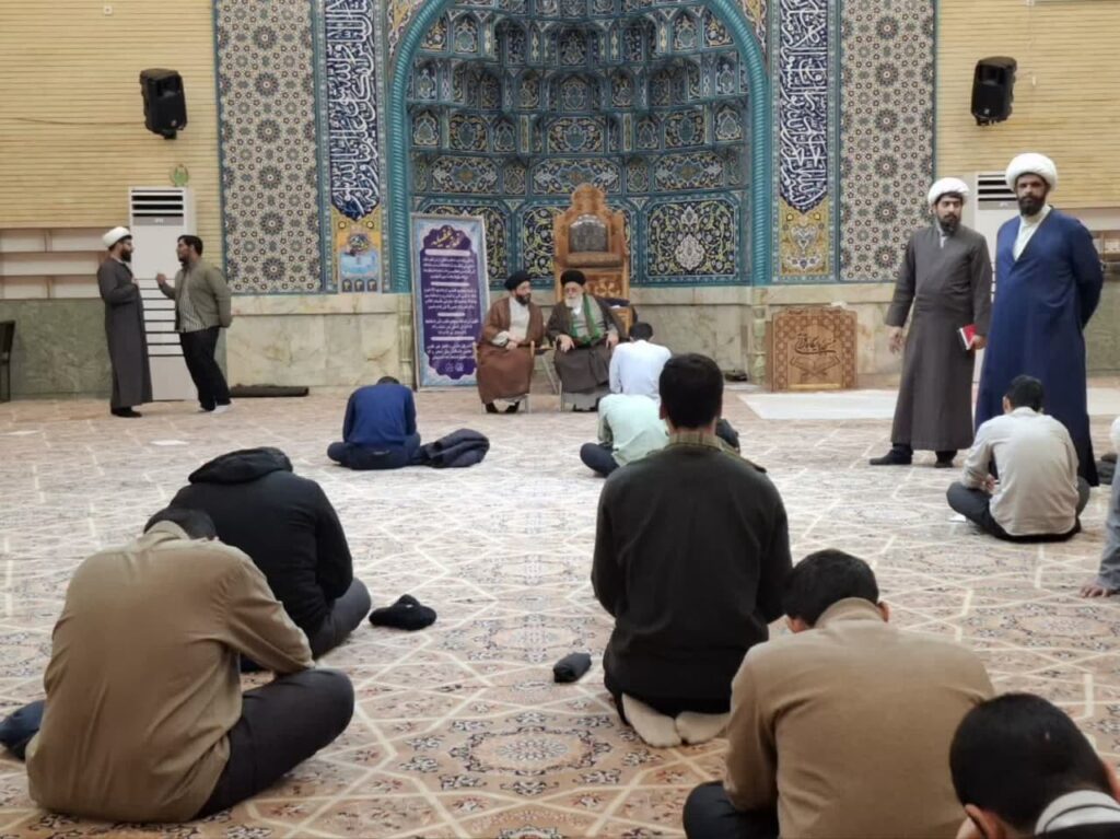 حضور آیت‌الله مدرسی در مدینة‌العلم کاظمیه