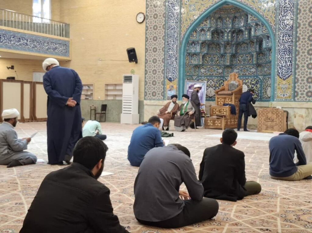 حضور آیت‌الله مدرسی در مدینة‌العلم کاظمیه